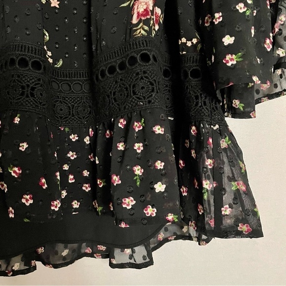 Anthropologie Maeve Steffy Boho Bell Sleeve Blouse Top - Picture 10 of 14